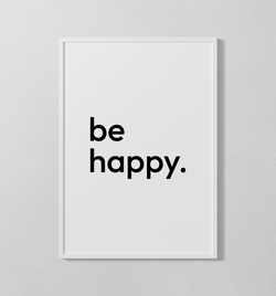 be happy | Poster