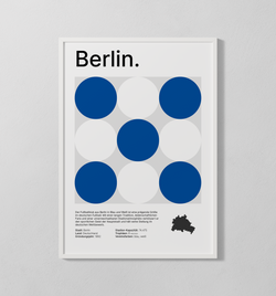 Berlin blau | Poster