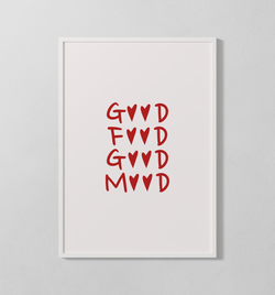 Good Food Good Mood | Poster