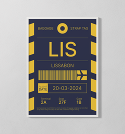Lissabon Flugticket | Poster