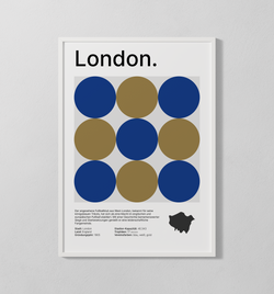 London blau | Poster