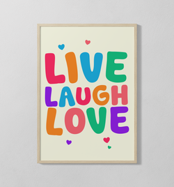 Live, Laugh, Love | Poster