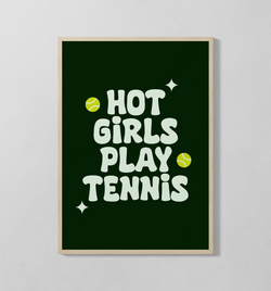 Hot Girls Play Tennis | Poster