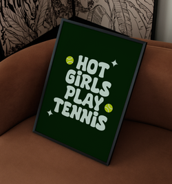 Hot Girls Play Tennis | Poster