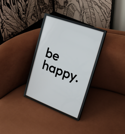 be happy | Poster