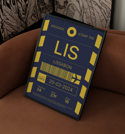 Lissabon Flugticket | Poster