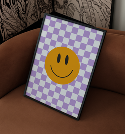 Smiley-Lila | Poster