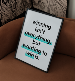 winning isn´t everything | Poster